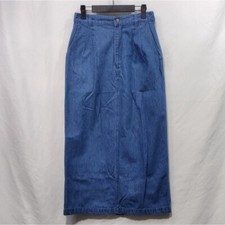 Vintage Denim Maxi Skirt Women's 8 Blue Retro 90s Y2K