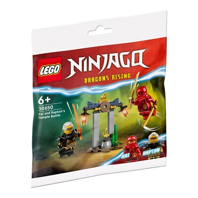 LEGO NINJAGO (30650) Kais und Raptons Duell im Tempel - Polybag - NEU/OVP