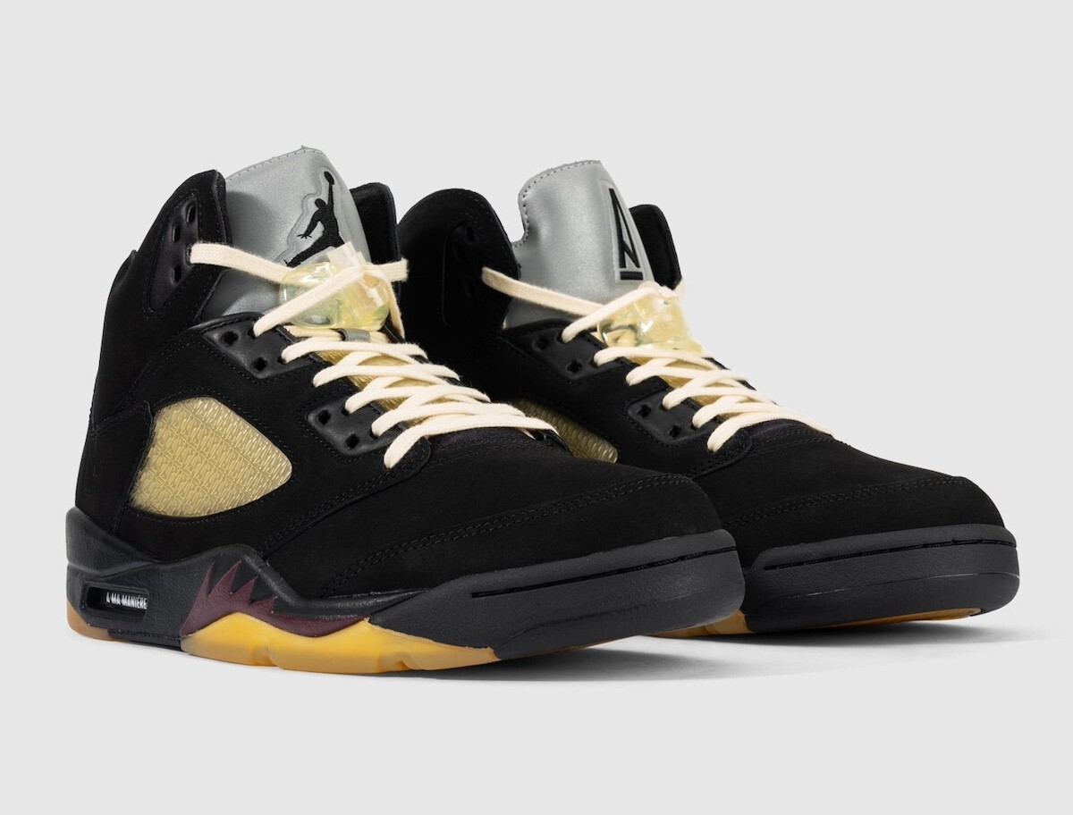 A Ma Maniere × Nike Air Jordan 5 Retro Black FD1330-001 Size 10.5 -Brand New Air Jordan 5 Retro