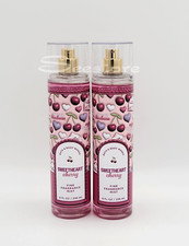 Bath  Body Works Sweetheart Cherry Fragrance Body Mist 8 oz Set of 2