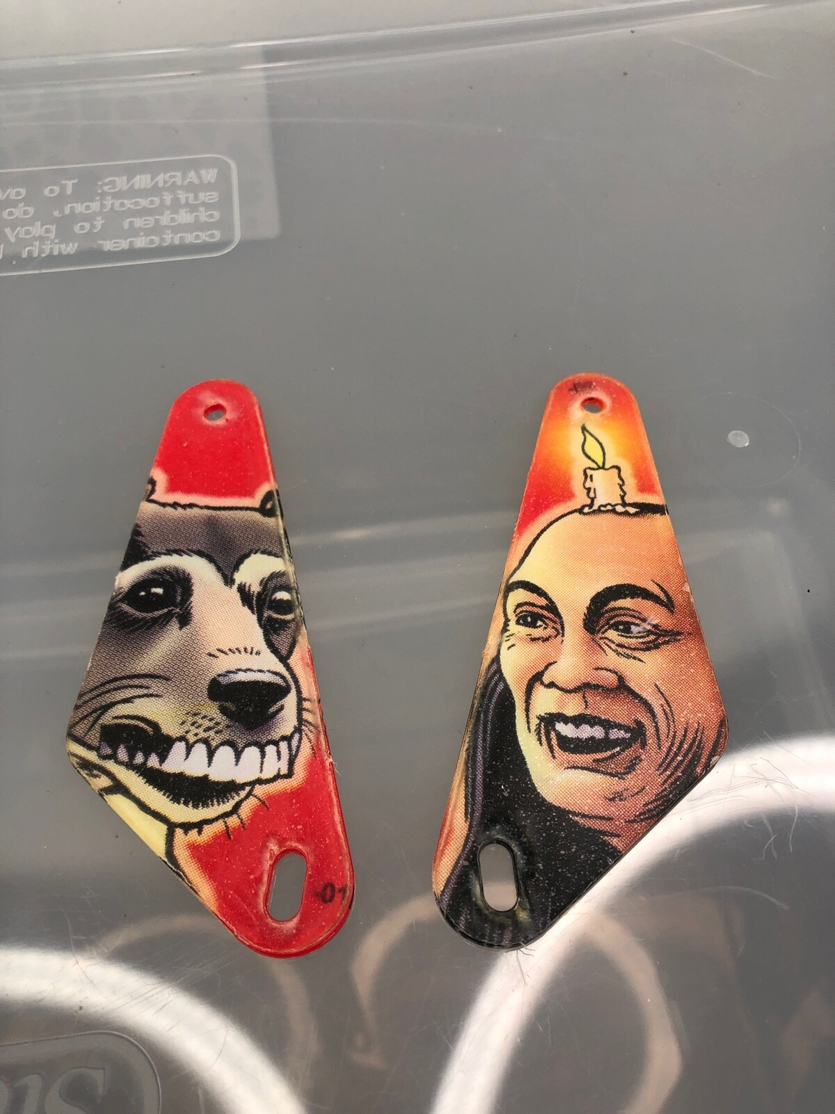 Stern Ripley's Pinball Machine Slingshot Plastic Set NOS Vintage Parts Art  