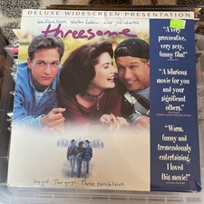 Threesome Laserdisc, 1994 Stephen Baldwin Josh Charles Widescreen SEALED RARE