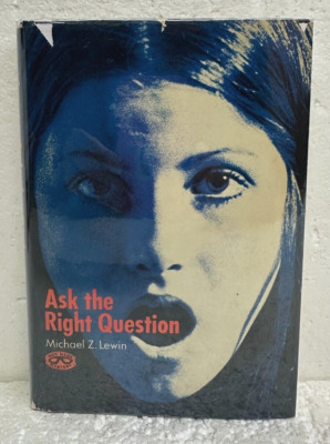 Ask the Right Question by Michael Z. Lewin an Albert Samson Book HB/DJ Signed