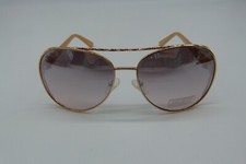 Guess GF6072 28U Women Aviator Sunglasses 58-14-135 Gold/Beige Frame