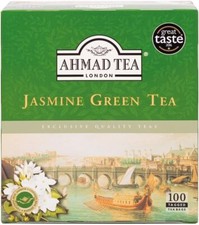 Ahmad Tea Jasmine Green Tea | Green Tea - 100 Teabags 0.10 per strip