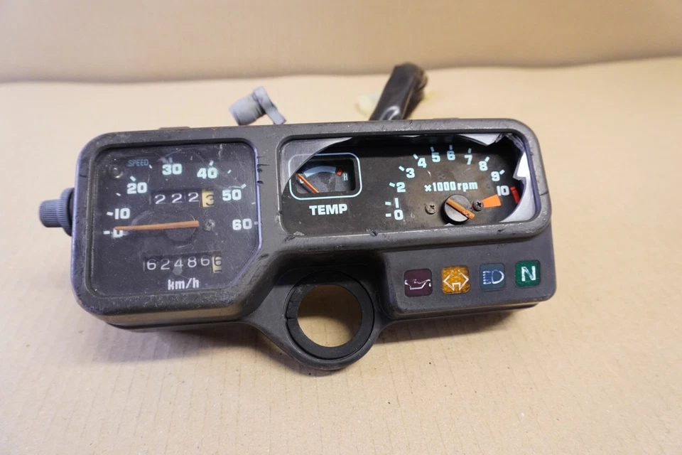 Honda MTX50 MTX 50 AD06 1984-1986 Juego de relojes velocímetro DAÑADO Foto 4 de 4