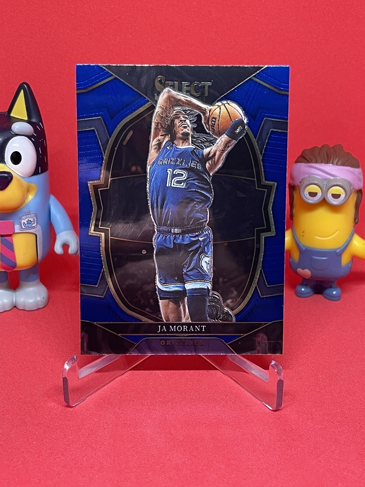 2022-23 Panini Select Ja Morant #58 Concourse Blue