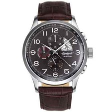 Image of Ingersoll Duwamish IN1514BR Automatic Watch 46mm Brown Leather Tachymeter New