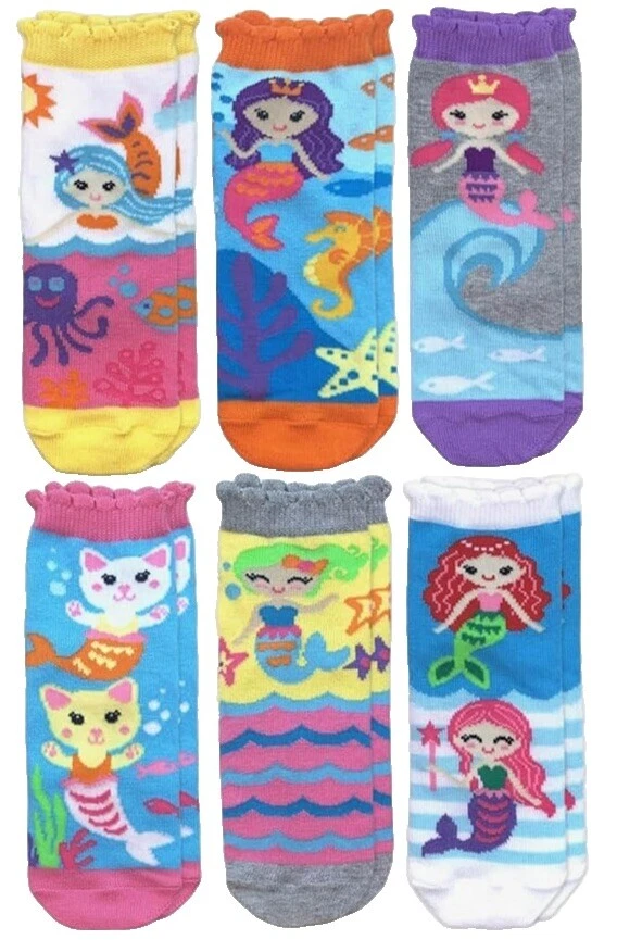 Cotton Blend Multicolor Socks & Tights for Girls