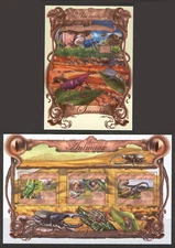 STA575 Guinea 2013 MNH 2 Sheets High CV Fauna Insects Beetle