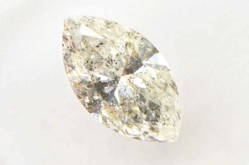 Marquise Shape Diamond Natural White Loose F/I2 Drilled IGI Certified 0.72 Carat - Image 2 of 4