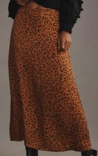 WOW New Tags Farm Rio "Leopards Texure" midi skirt XXS 160