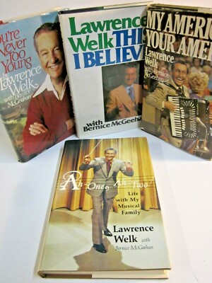 The Original Champagne Supernova   Lawrence Welk  4 Book Collection Lot 1970s