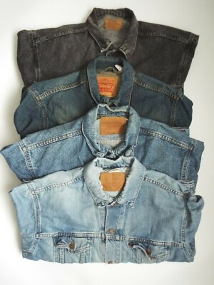 LEVI'S 70507 Denim Trucker Jacken Loose Fit Vintage Herren Damen