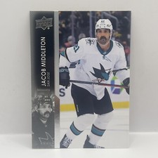 2021-22 Upper Deck Extended Series Jacob Middleton Base #625 San Jose Sharks