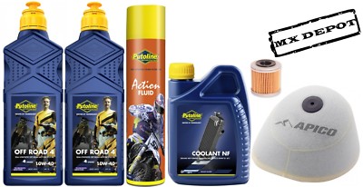 YAMAHA YZF450 2014 - 2017 PUTOLINE OIL SERVICE KIT & AIR FILTER PACKAGE