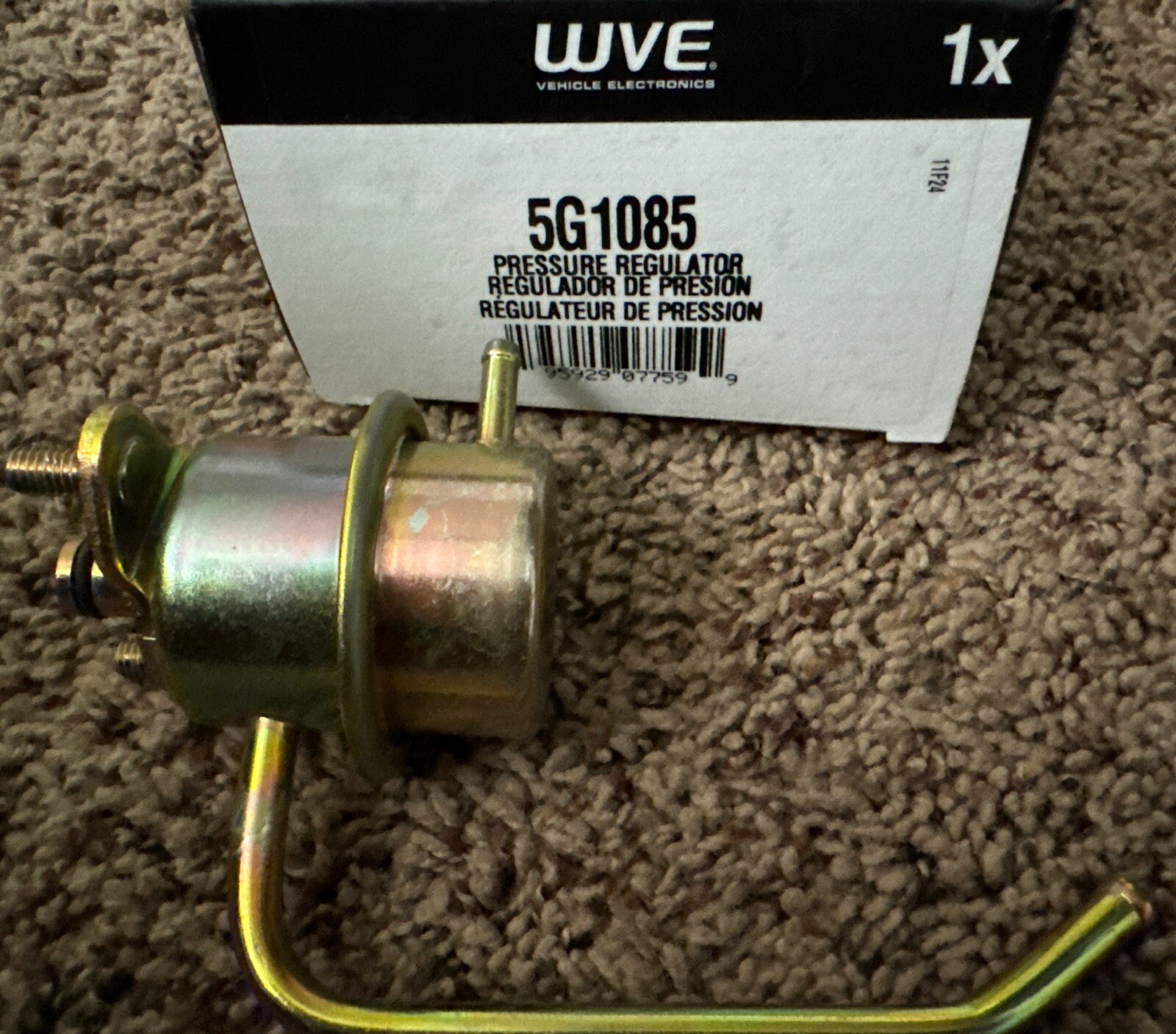 WVE NGK Airtex Wells 5G1085 Fuel Pressure Regulator FP10139
