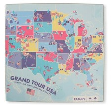 Grand Tour USA Educational Game Learn About States and Travel Sealed New