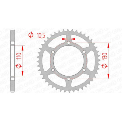 AFAM Standard Stahlritzel hinten 16500 - 520 Z GPX GPZ NINJA ELIMINATOR ZR R (EX