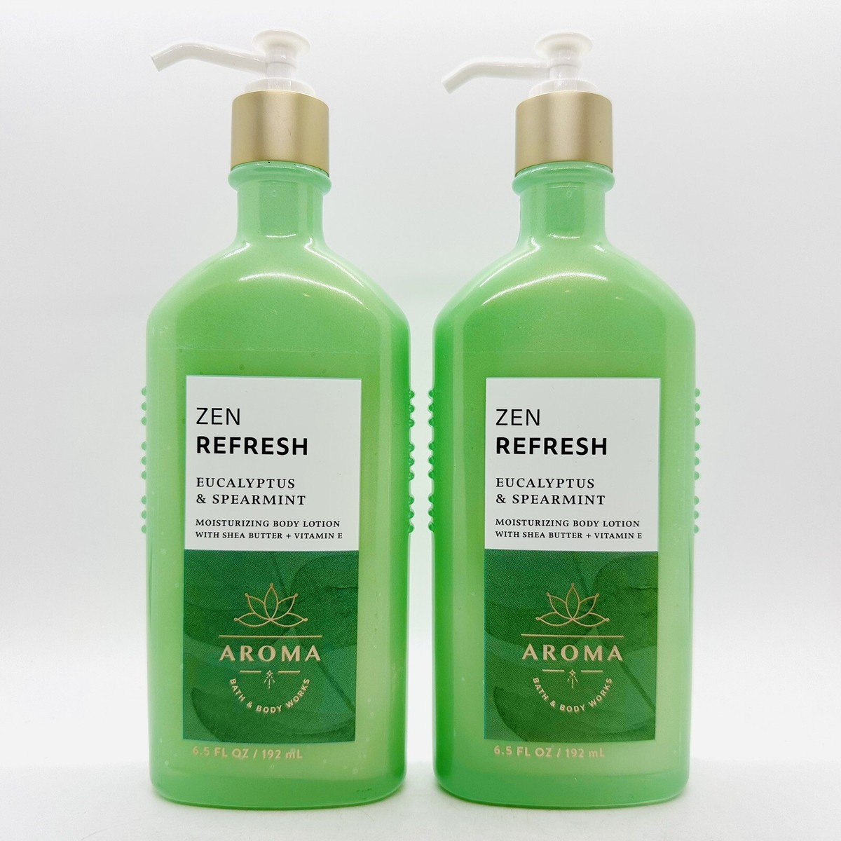 2 PCS BATH & BODY WORKS ZEN REFRESH EUCALYPTUS & SPEARMINT