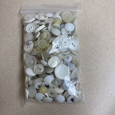BUTTONS LOT Half Pound Vintage and Unique Sewing Buttons taken from photos Ar340