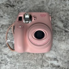 Fujifilm Instax Mini 7S Instant Camera, Pink, No Battery Cover