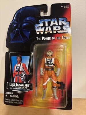 Star Wars The Power of the Force Luke Skywalker in X-Wing Fighter Pilot Gear