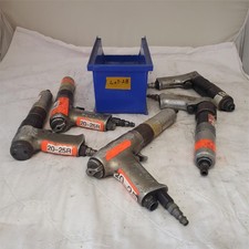Lot of 5 Cleco Pneumatic Pistol Grip 1/4" Screwdriver/Nutrunner Air Tools Lot-28
