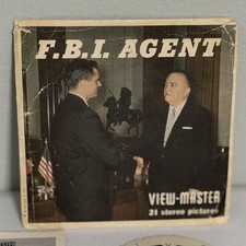 Sawyer's Inc. F.B.I. Agent Stereo Pictures Packet 21 1962 View-Master B7003