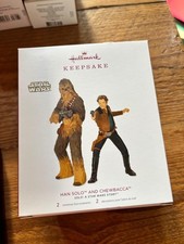 Hallmark Keepsake Ornament 2018 A Star Wars Story Han Solo and Chewbacca