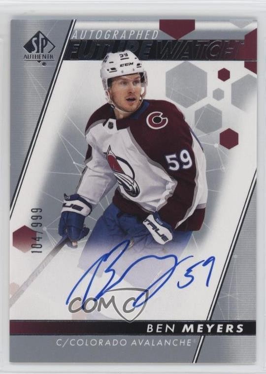 2022-23 SP Authentic Auto Future Watch 104/999 Ben Meyers #163 Auto 0uz9