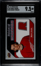 2021-22 Upper Deck Moritz Seider (Retro-Rookie Threads) #RT-MS SGC 9.5 (94)