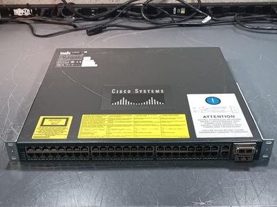 #ad Cisco Catalyst WS C4948 10GE 48 Port 10GbE LIC SW: cat4500 ENTSERVICESK9 M $89.10