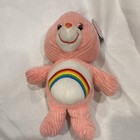 Care Bears Cheer Bear Soft Lil' Bears Series 4 Pink Plush Rainbow Belly Tags — photo 1