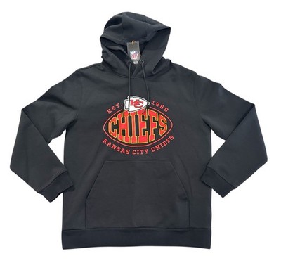 NEW Hugo Boss x NFL Kansas City Chiefs Hoodie Sweatshirt Black Size Large L NWT