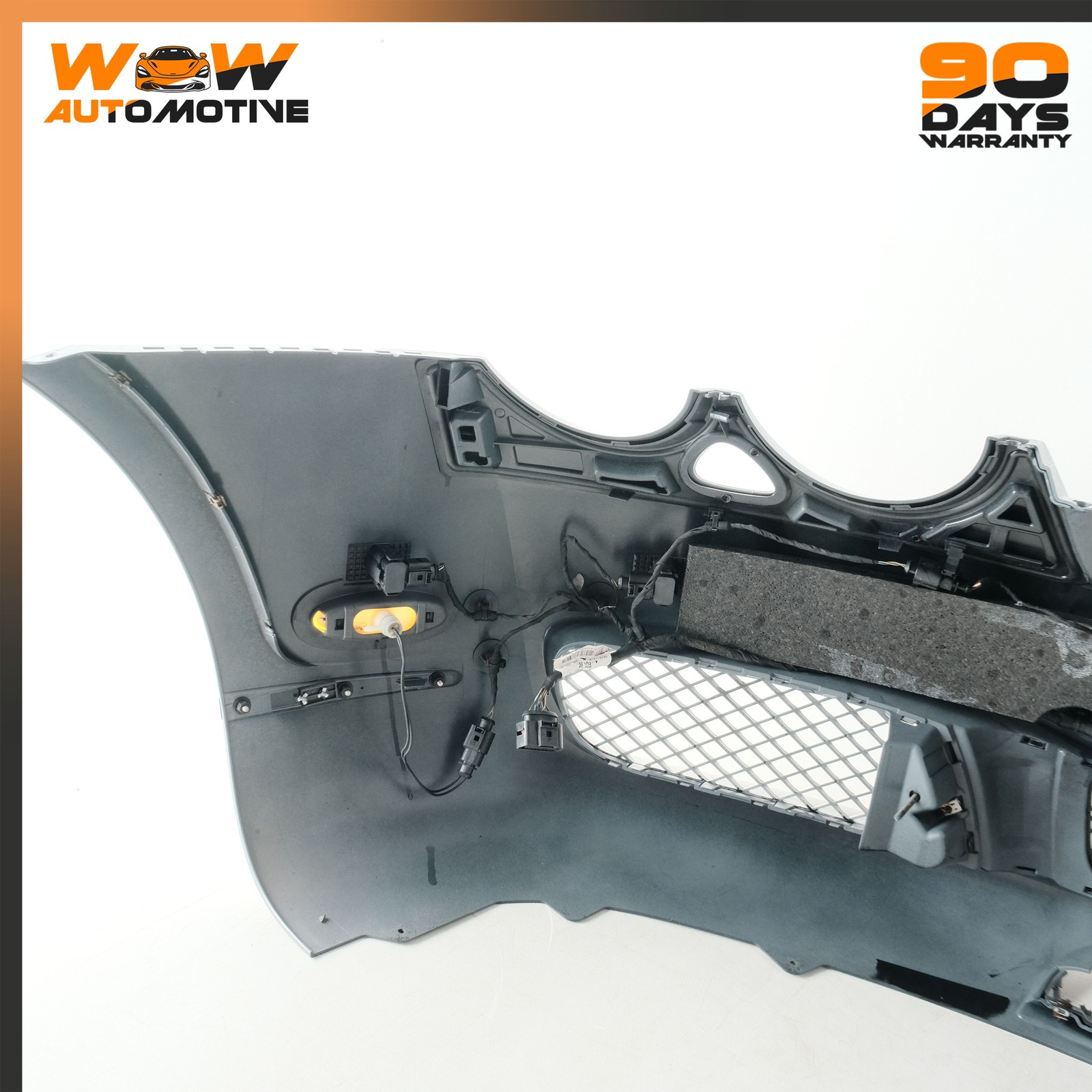 06-13 BENTLEY CONTINENTAL FLYING SPUR FRONT BUMPER SILVER TEMPEST METALLIC OEM