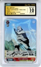 CGC GEM MINT 10 Auto 10 Greg Baldwin MTG Iroh: Lightning ATLA/WX04-108S Promo