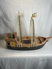 Playmobil 3750 Pirate Ship Vintage Incomplete Toy Lot Boat Imagination Game Play