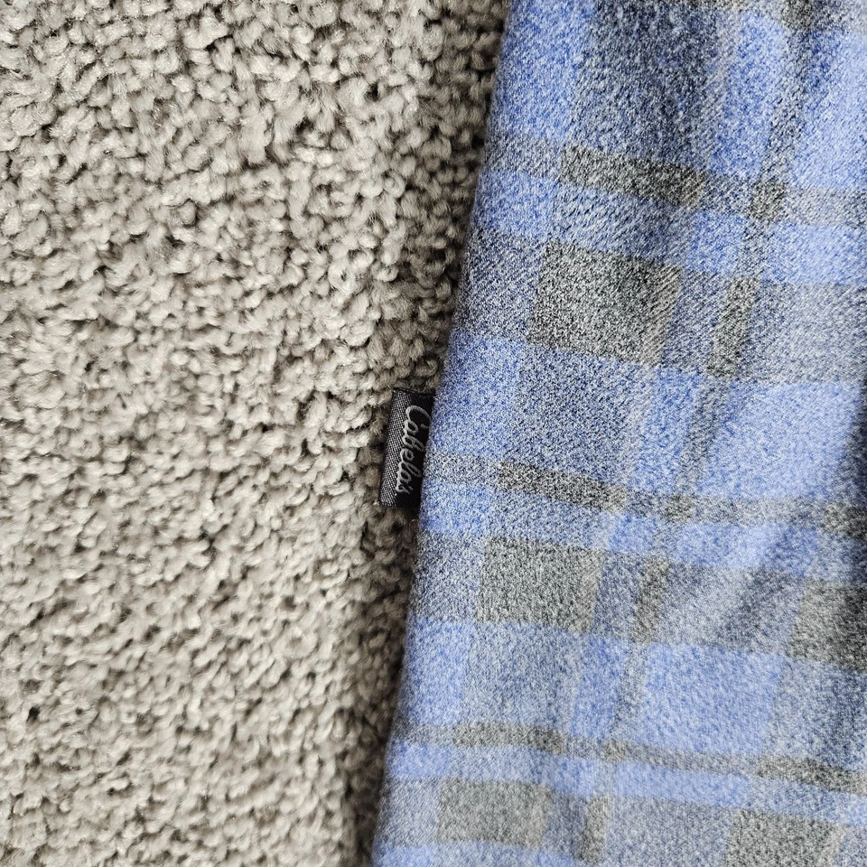 Cabela's Shirt Mens Large Blue Flannel Plaid Cabincore Work Outdoors Soft Cotton - Image 4 of 4