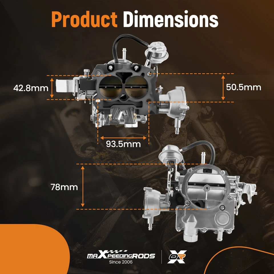 Carburador de carburador para Chevrolet Brookwood Townsman Biscayne 1970 1971 1972 Foto 2 de 4