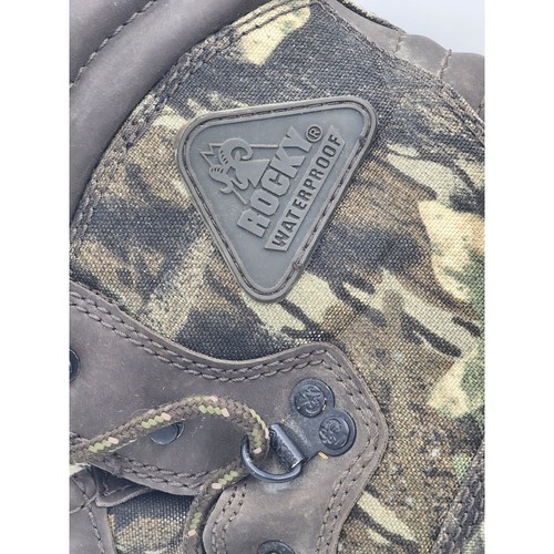 Rocky Bear Claw Boots 1000G Thinsulate Camo Hunting Boots Mens 6 Waterproof - Picture 13 of 16
