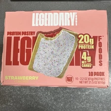 Protein Pastry, Strawberry, 10 Pack, 2.2 oz (61 g) Each