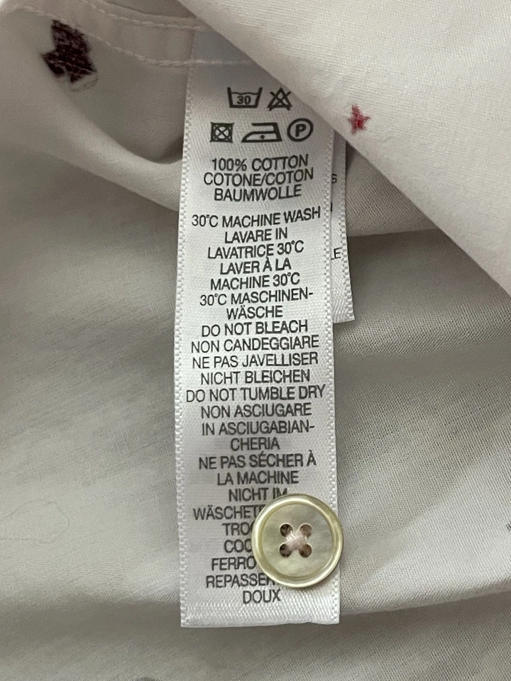 "Camisa Paul Smith rosa claro talla 15,5"" detalles multicolores" Foto 4 de 4