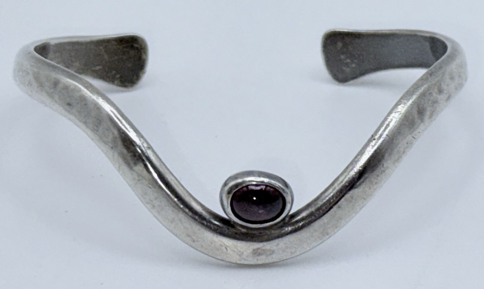 Sterling Silver Signed D Epstein Cuff Bracelet - image 4