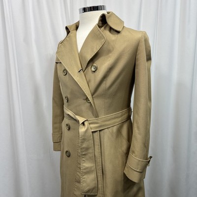 AQUASCUTUM Women s Aqua 5 Vintage Beige Raincoat-Mac-overcoat UK 8-10