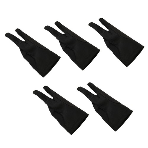 5x Digital Drawing Glove Palm Rejection Elastic Smoothing Reduce Friciton Art FY - Afbeelding 2 van 24