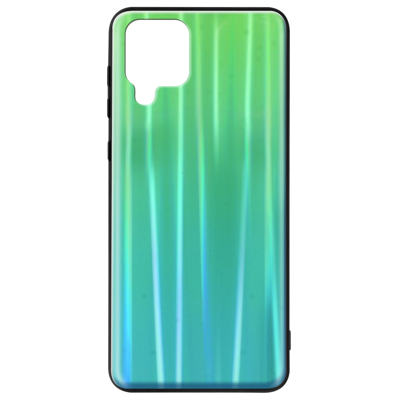 Coque Galaxy A42 verte hybride et holographique protectrice