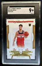 2020-21 Panini Flawless Deni Avdija Gold Rookie RC #/10 Wizards SGC 9