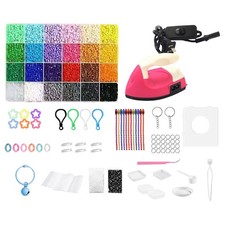 Fuse Bead Kit 24-Colors Craft Activity Material Melty Beads Kit