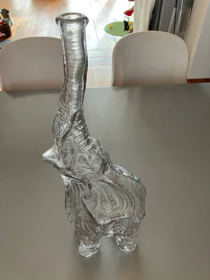 Elefant Glas Vase